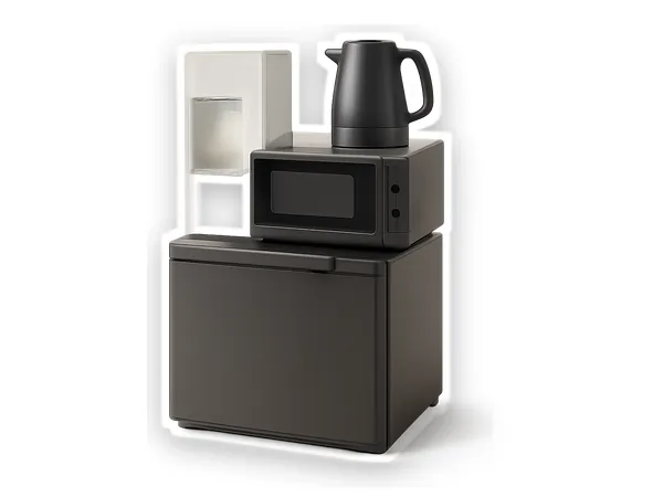 給湯室・スタッフルームの家電のイメージ