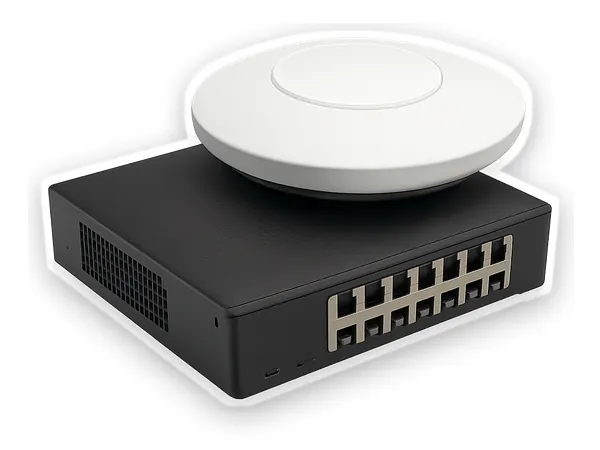 ネットワーク機器（スイッチ・AP）のイメージ