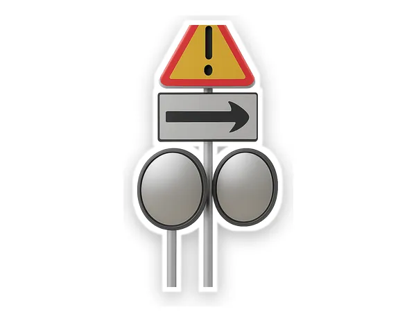 道路標識・カーブミラーのイメージ